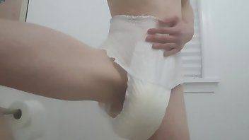 Sexy diaper maid