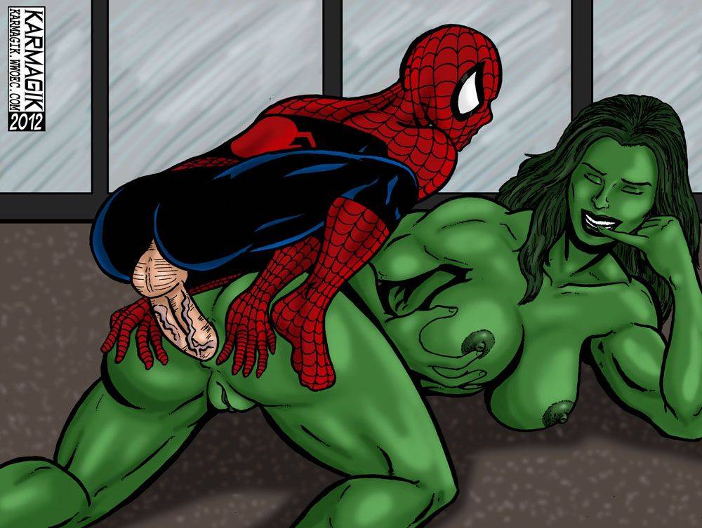Spider man nude sex