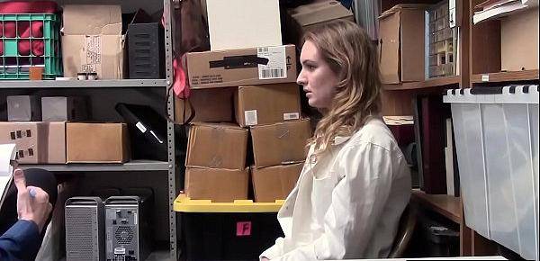 Shoplyfter devious teen strip searched