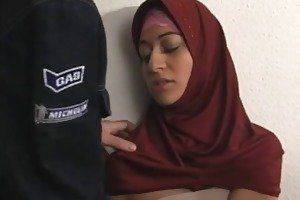 Arab girl pigtails muslim burqa