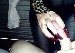 best of Teasing lady with long nails