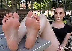best of Feet flip with sexy wifes