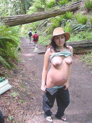 Outdoor pregnant