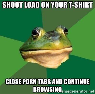Master reccomend shooting load over shirt