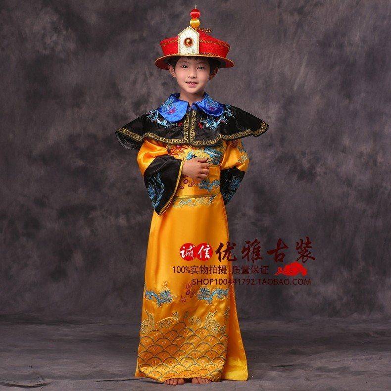 Asian emperor adult costume