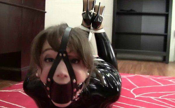 Rosebud reccomend tape gagged catsuit