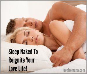 Man and woman sleeping naked