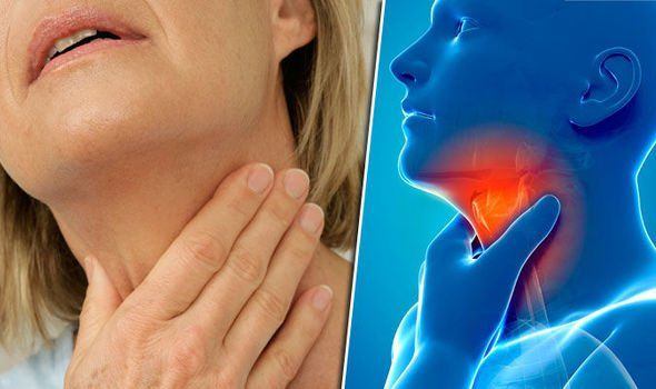 Diabetes adults sore throat