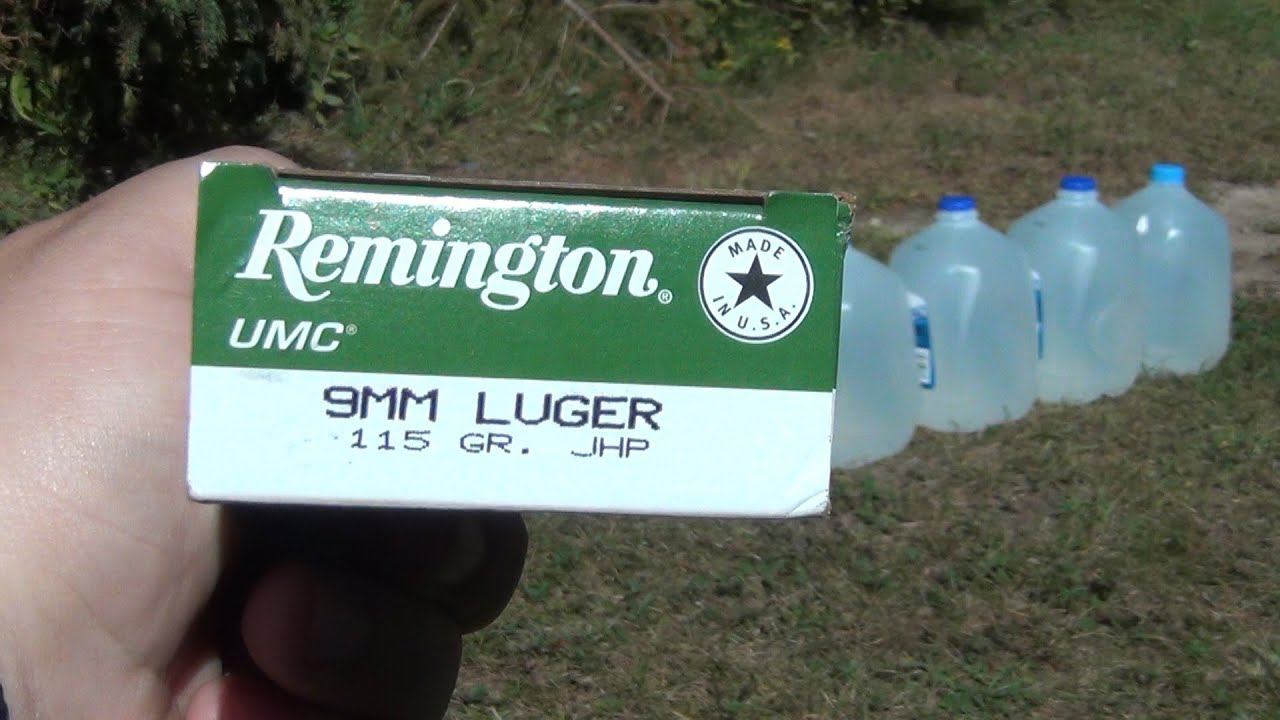 Remington 115 jhp penetration