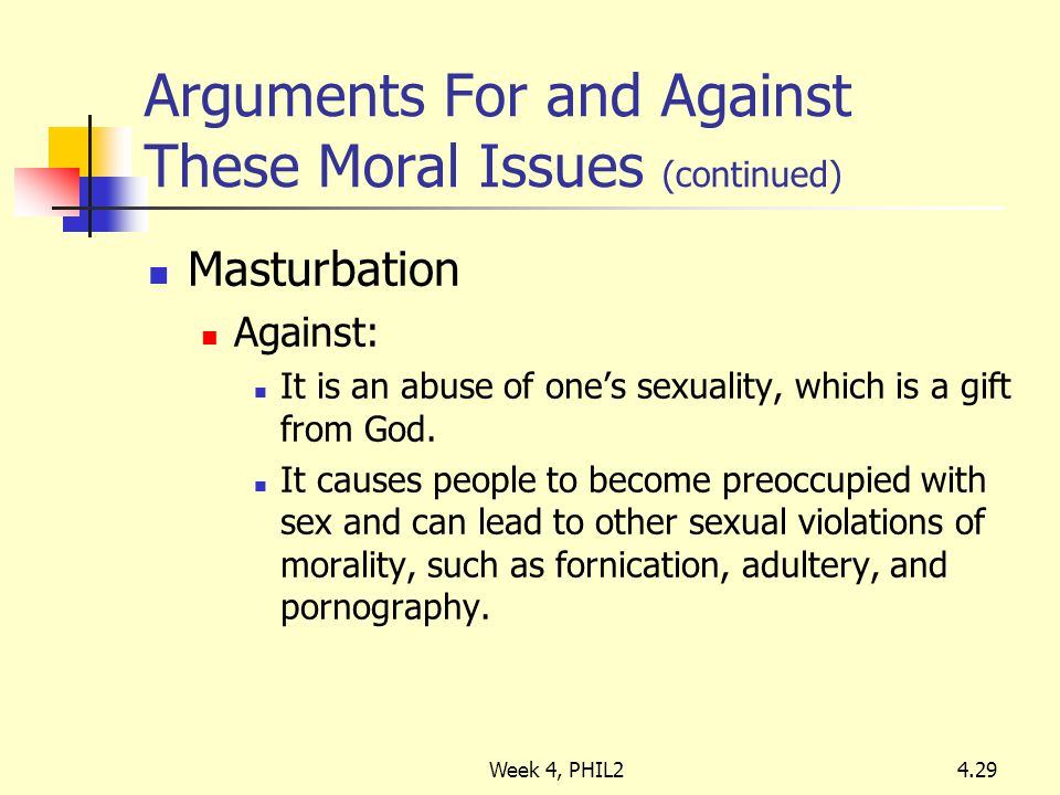 best of Masturbation Moral issues on