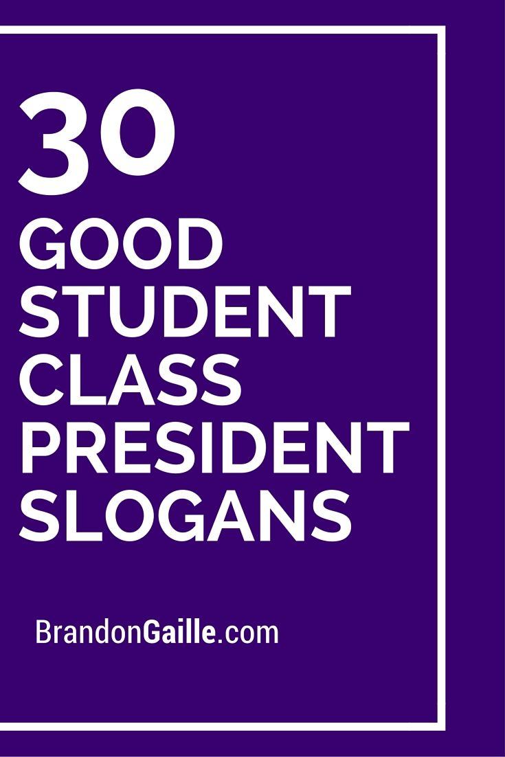 best of Campaign president class Funny slogans
