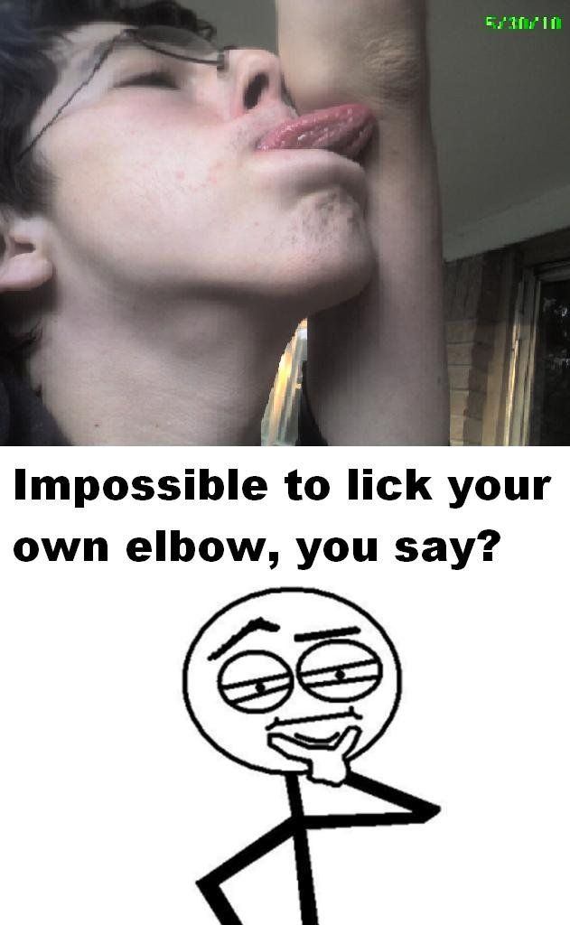 best of Your own elbow Lick