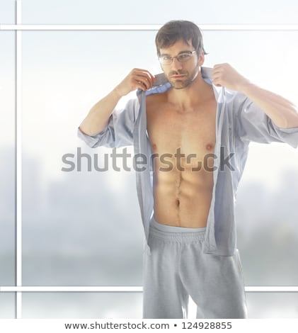 Naked sexy rugged man