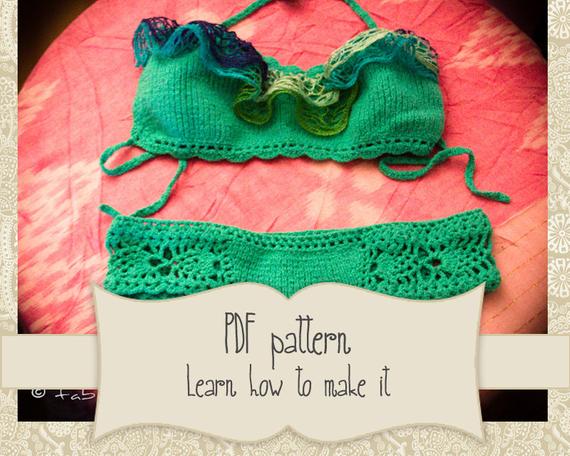 Knit patterns bikini crochet