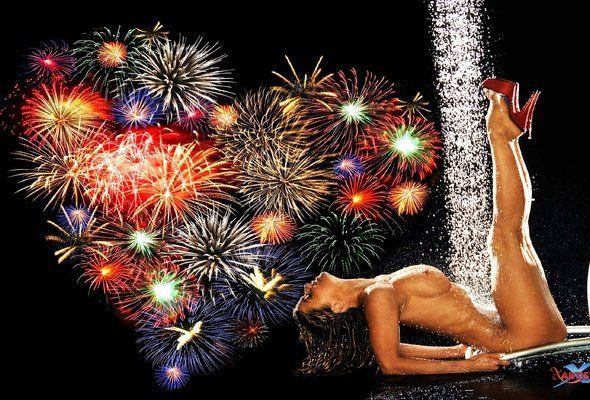 Girls nude at fireworks