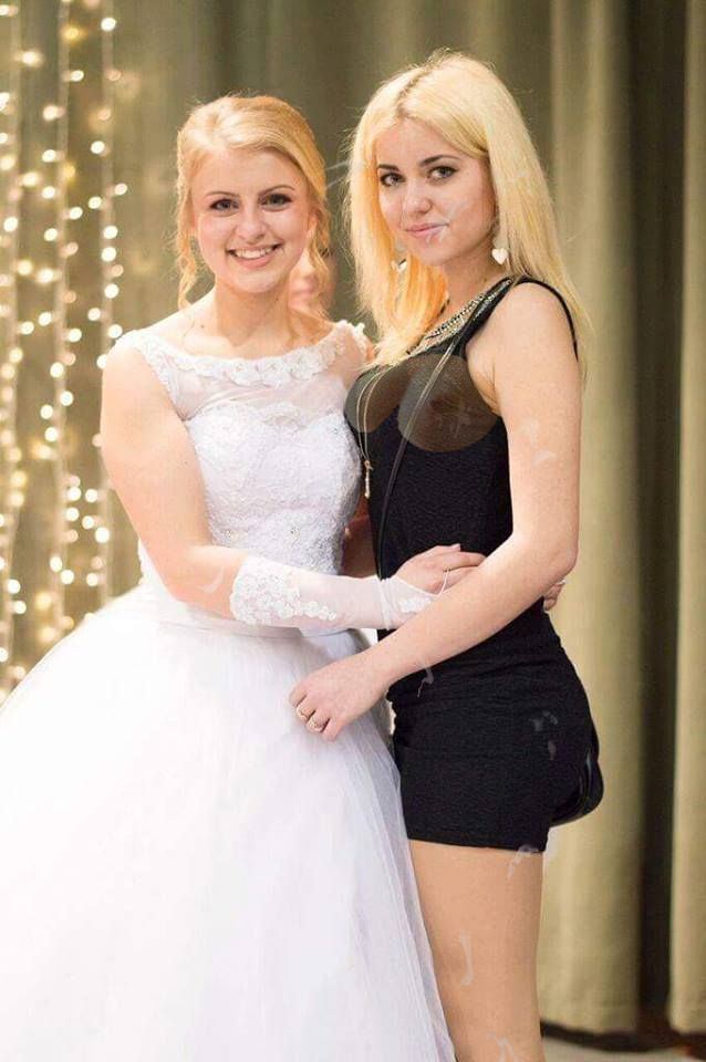 Cumshot on bride