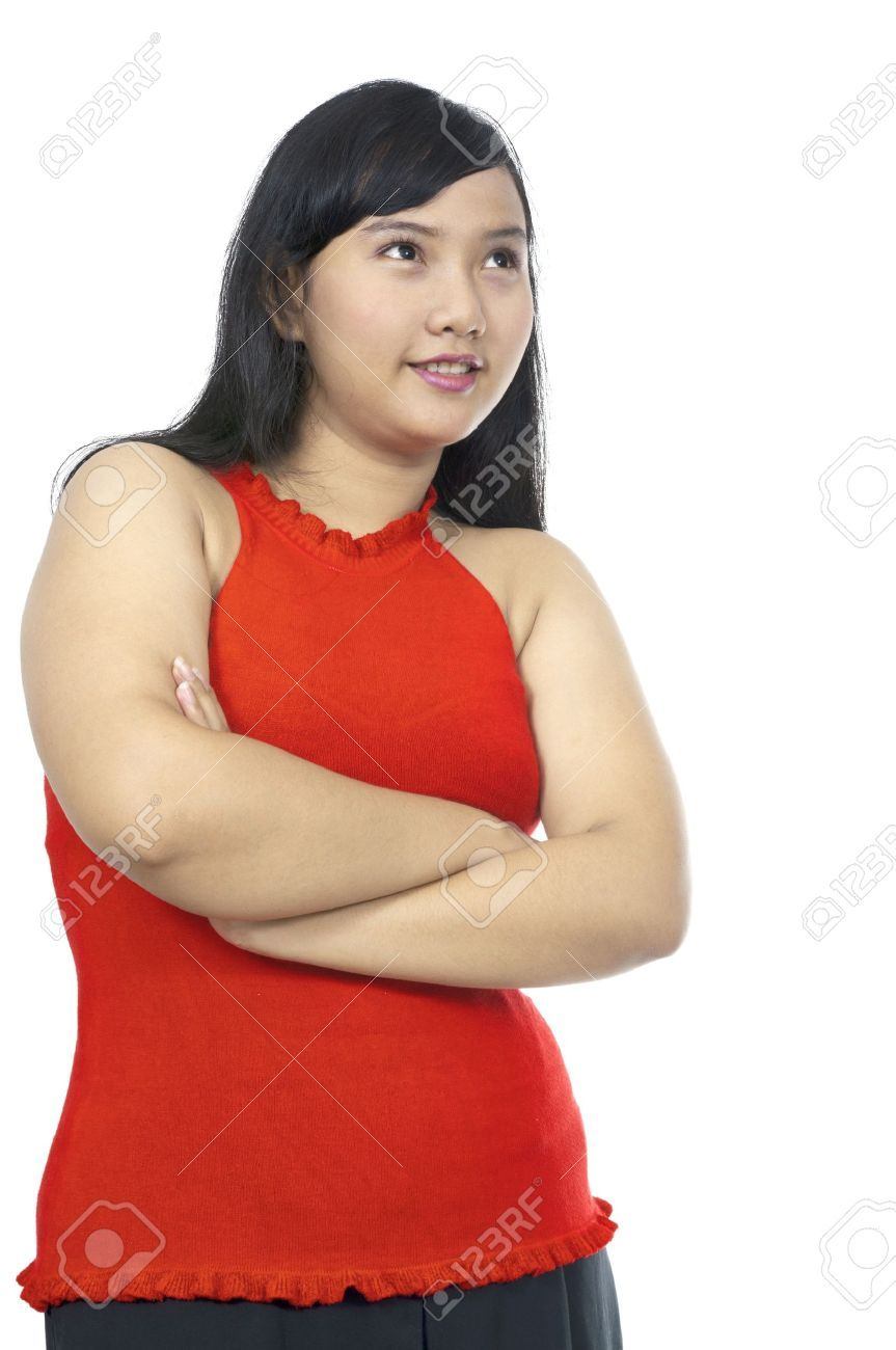 Asian chubby woman