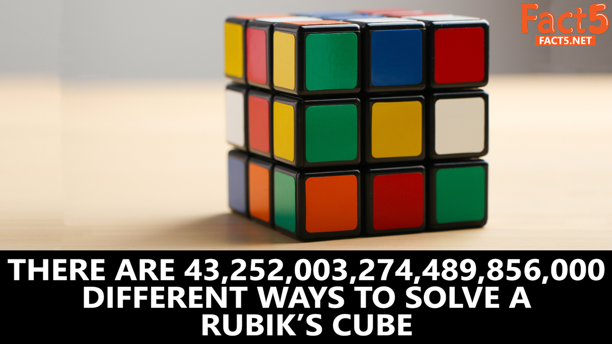 best of Fun facts cube Rubiks