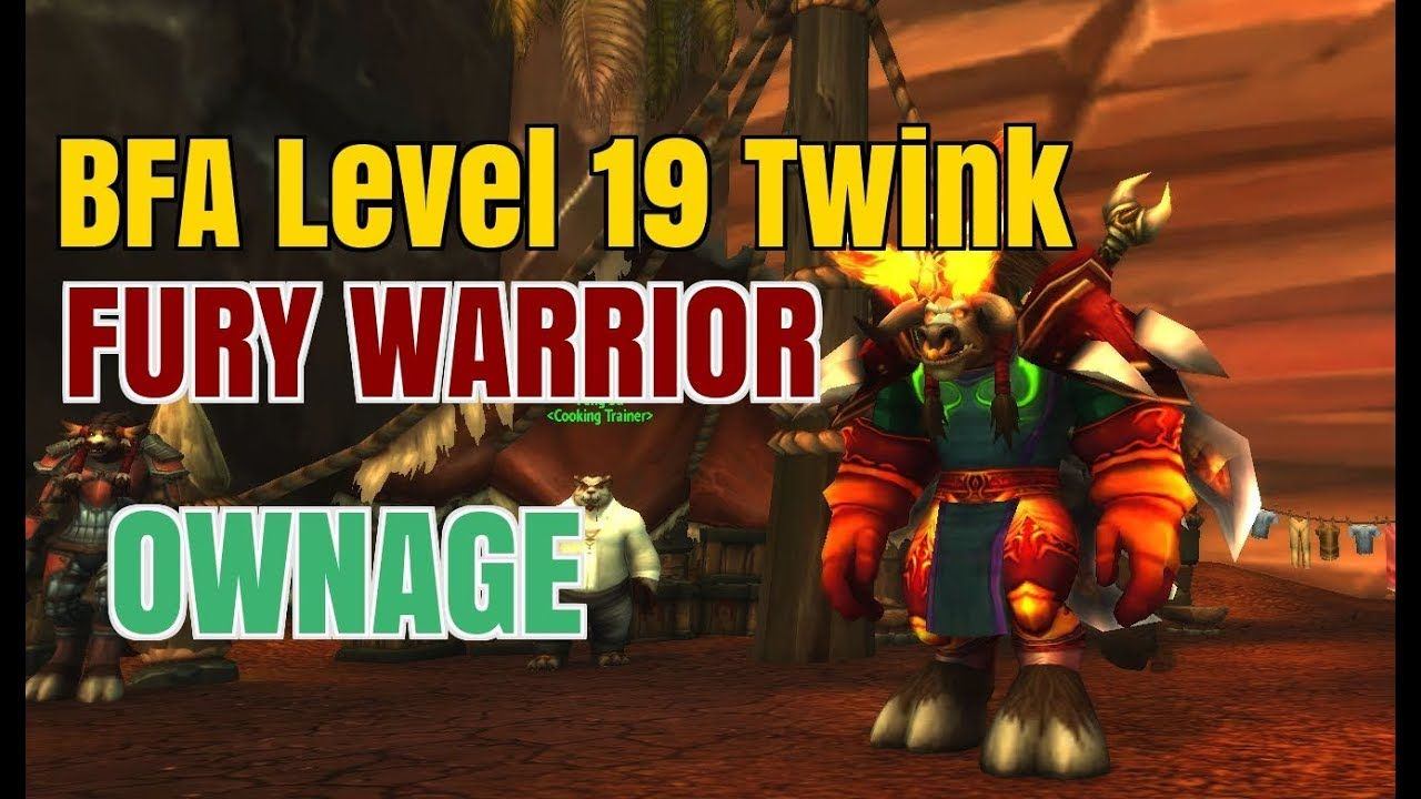 Wow twink warrior spec  image