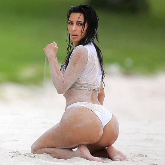 Bad M. F. reccomend Kim kardashians nude ass