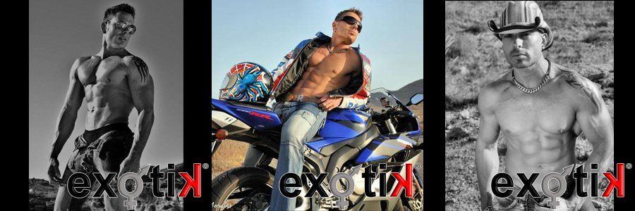 best of On motorcycles strippers Male
