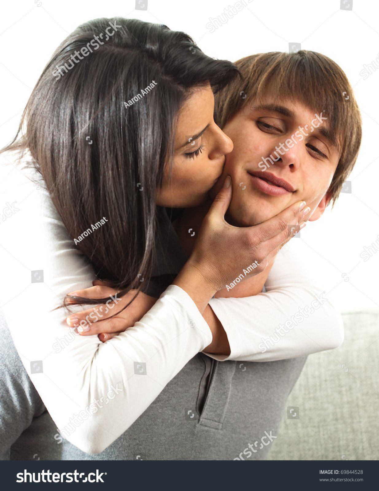 kissing jerking the boyfriend