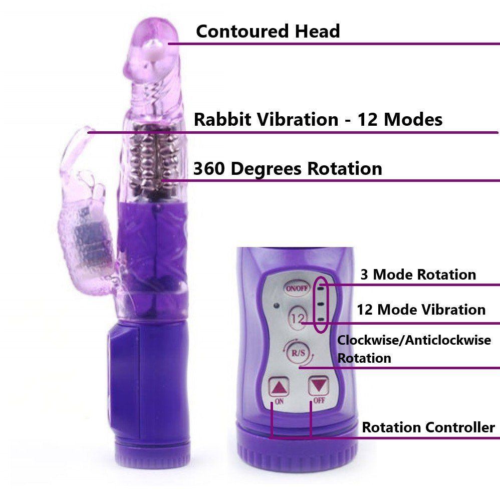 Jack rabbit vibrator in actioin