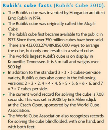 best of Fun facts cube Rubiks
