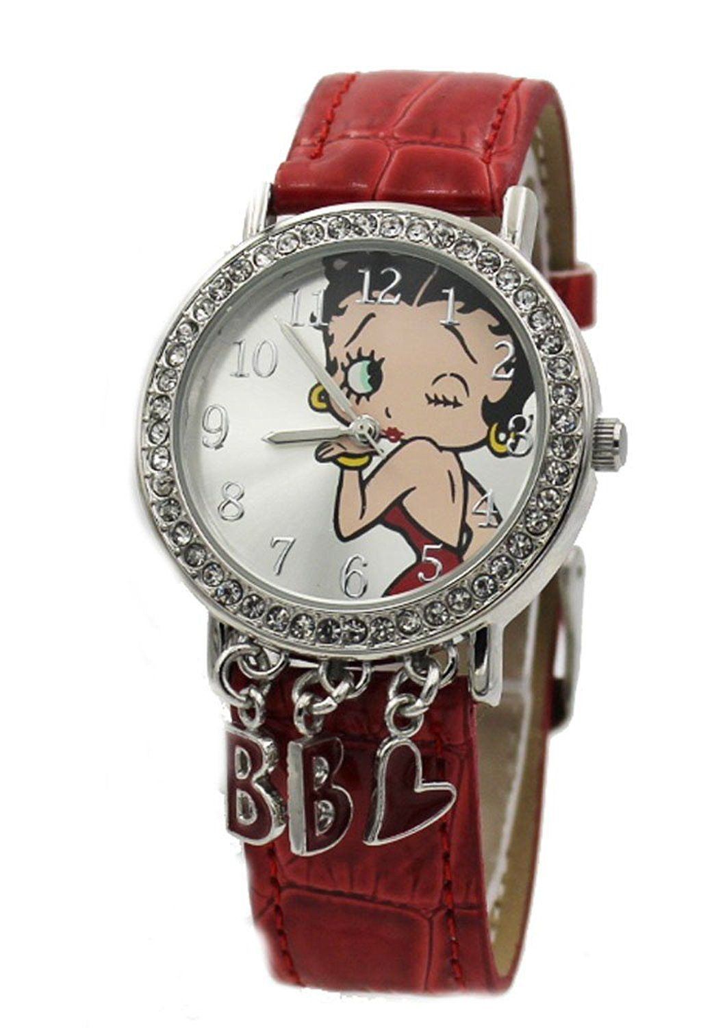Betty boob red watch band