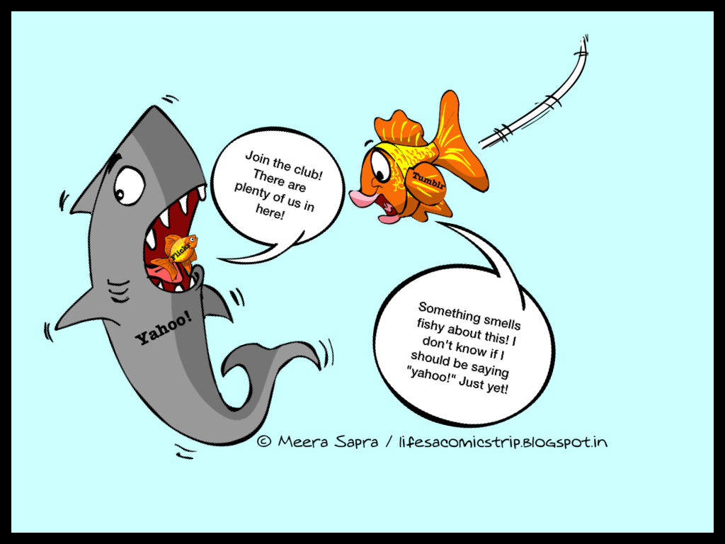 Fish comic strip