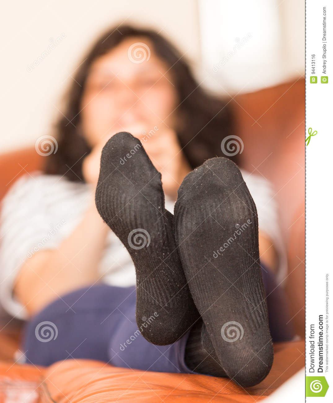 Valentine reccomend Female foot mature movie sock