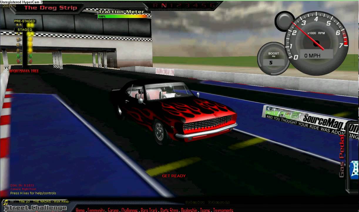 Drag racing video games