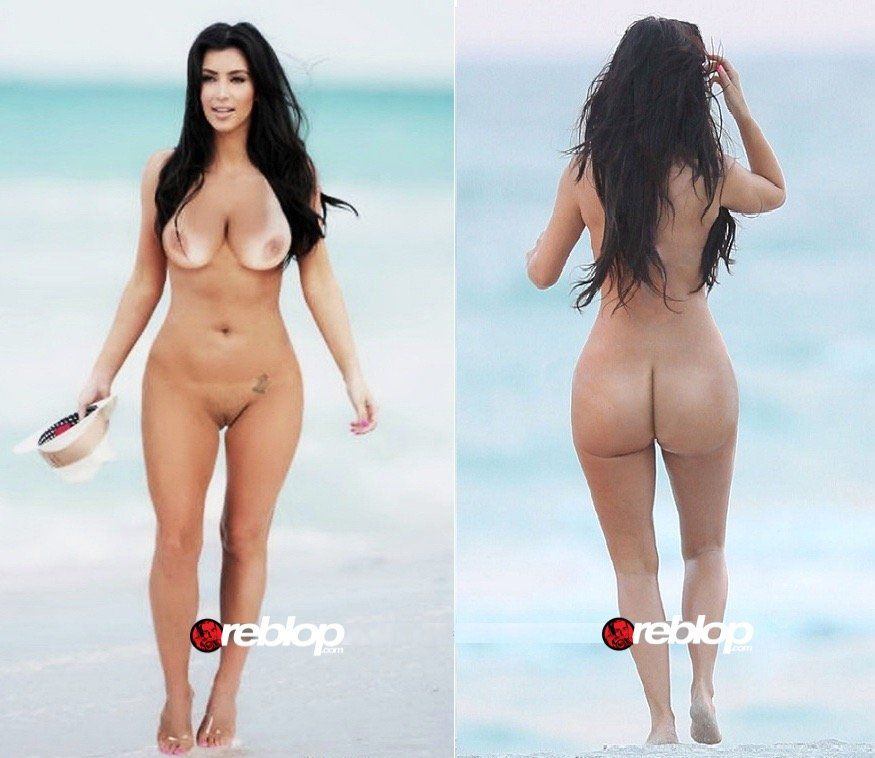 Kim kardashians nude ass 