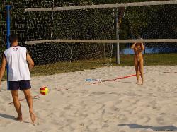 Alena nude beach volleyball