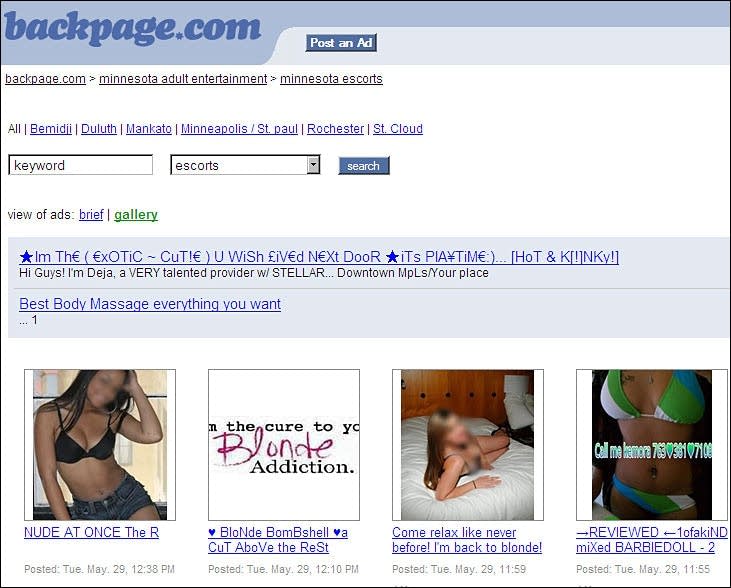 best of Best matures Backpage