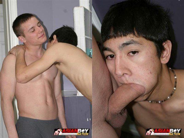 Asian caucasian gay porn