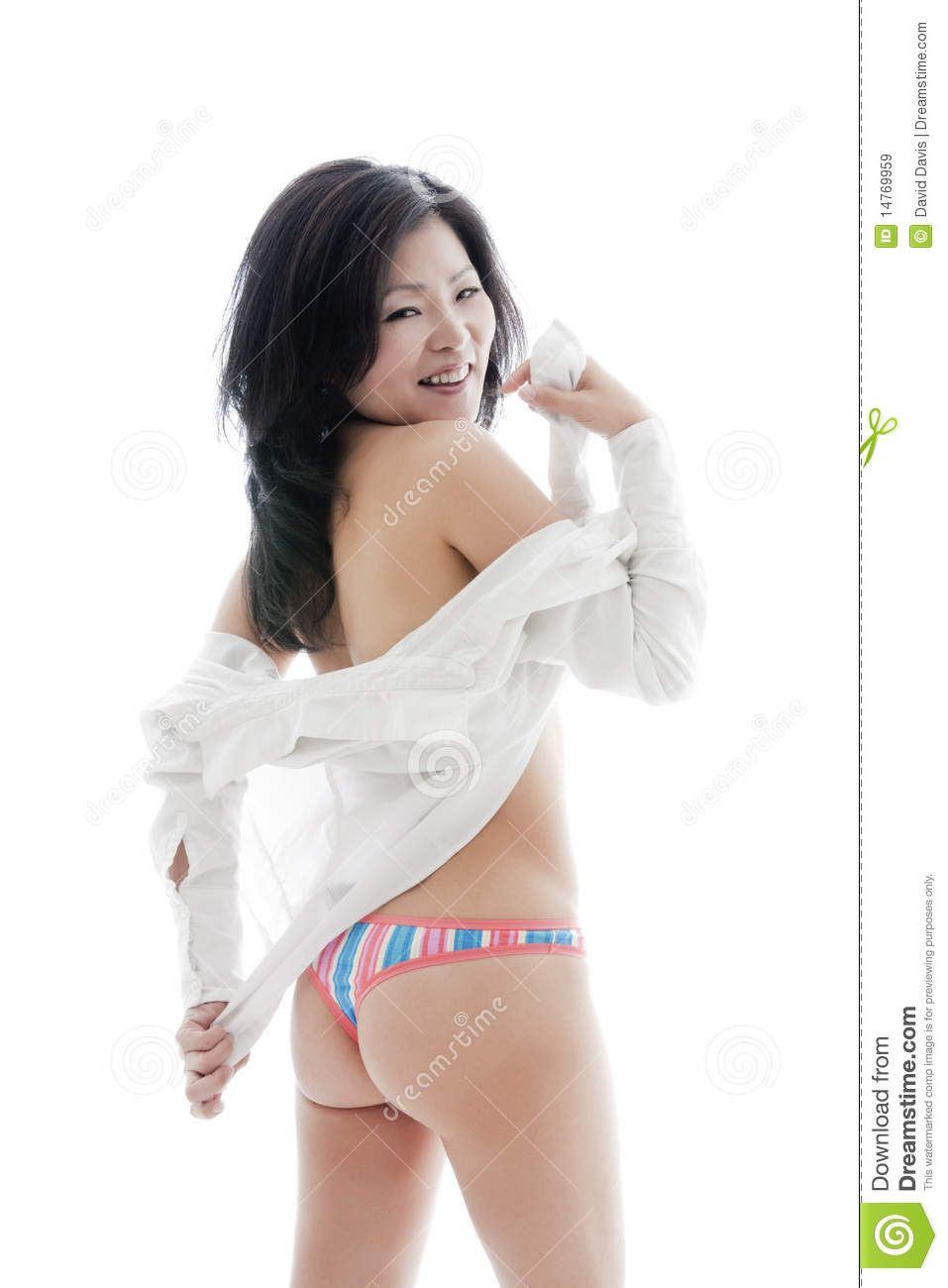 Bull reccomend Asian girl in a thong