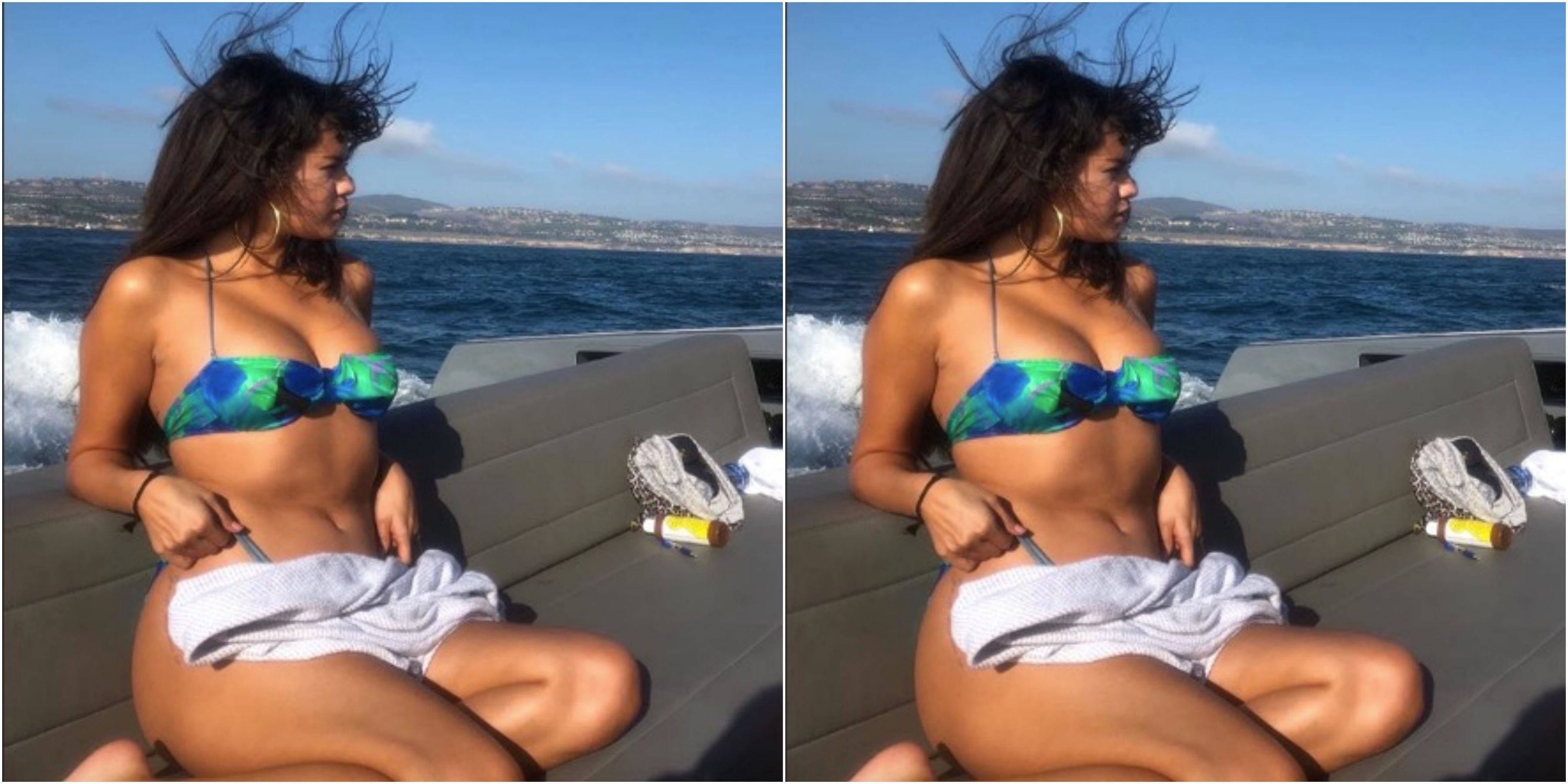 Bikini bottom coming off on boat