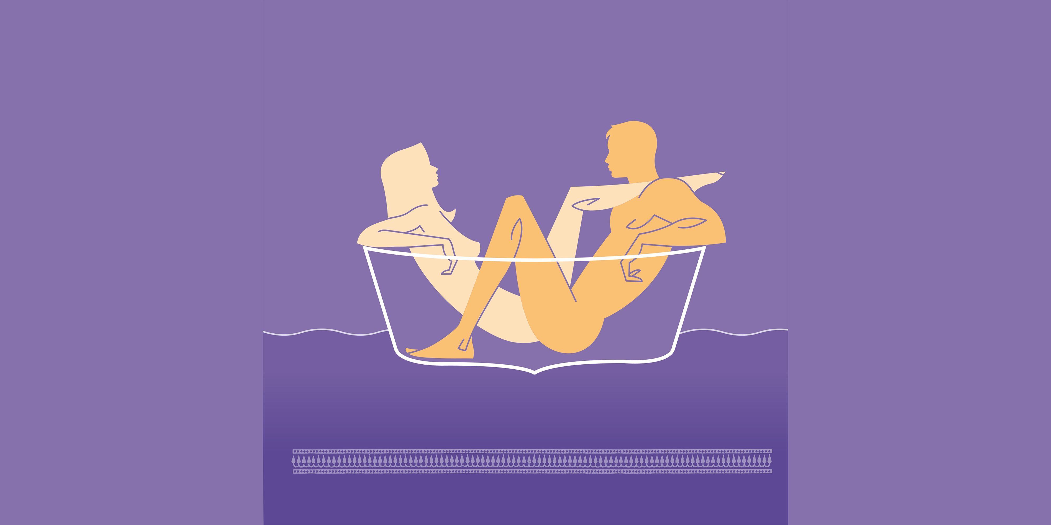 Sex positions in bathtub