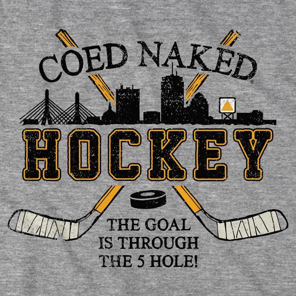 Coed naked hockey