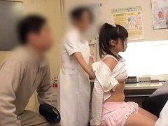 Japanese hospital girls anal rectal exams enemas gynecology
