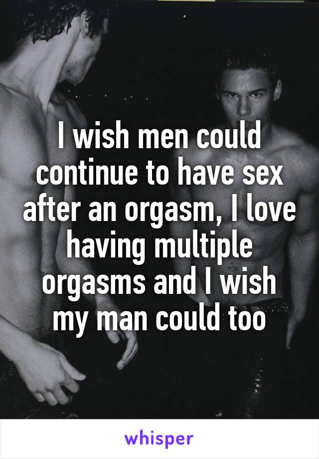 Men 2 second orgasm