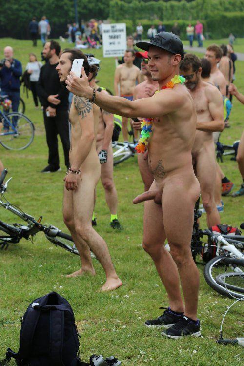 best of In public Naked with men boners