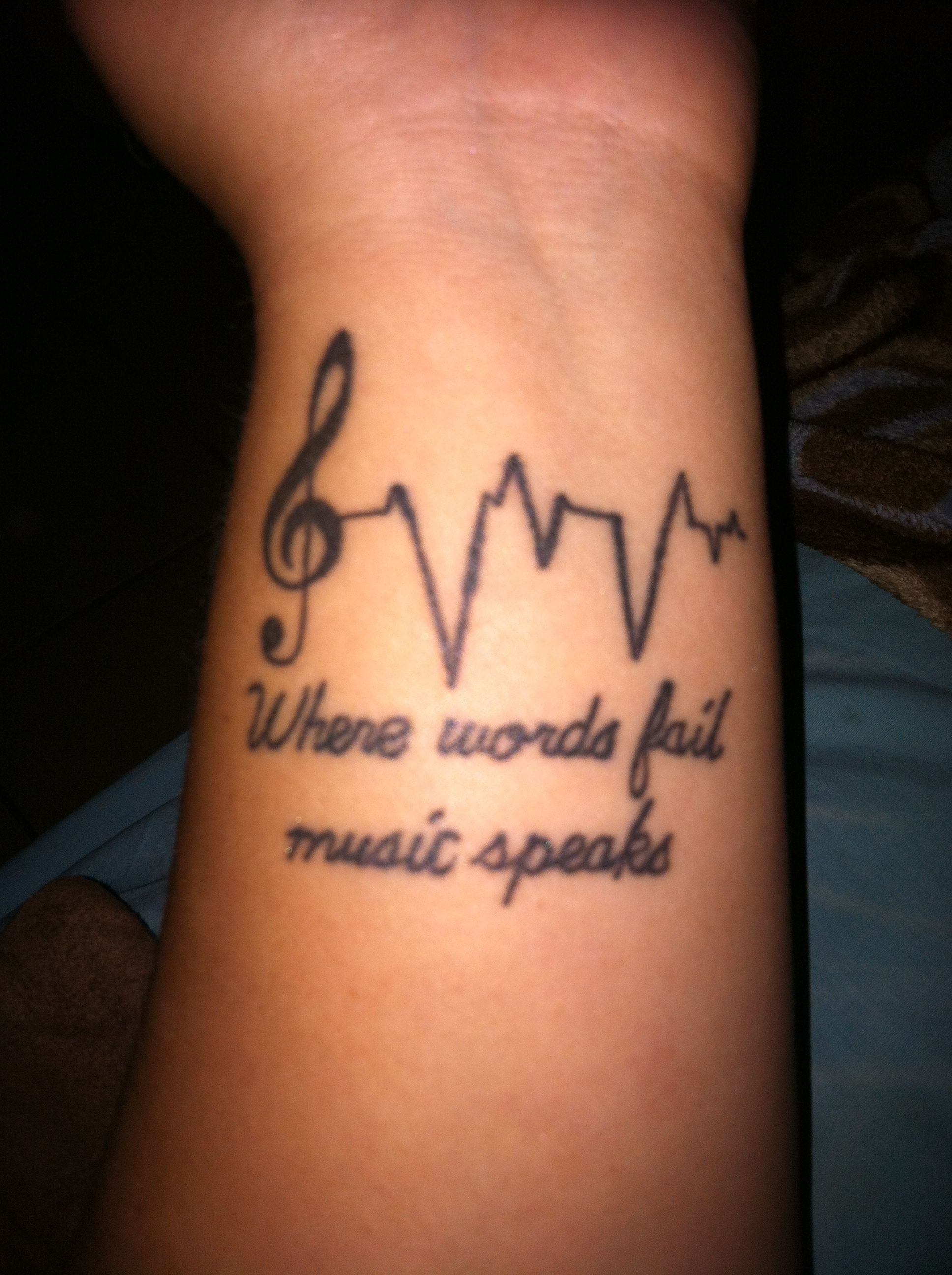 best of Words speaks music Where tattoo fail