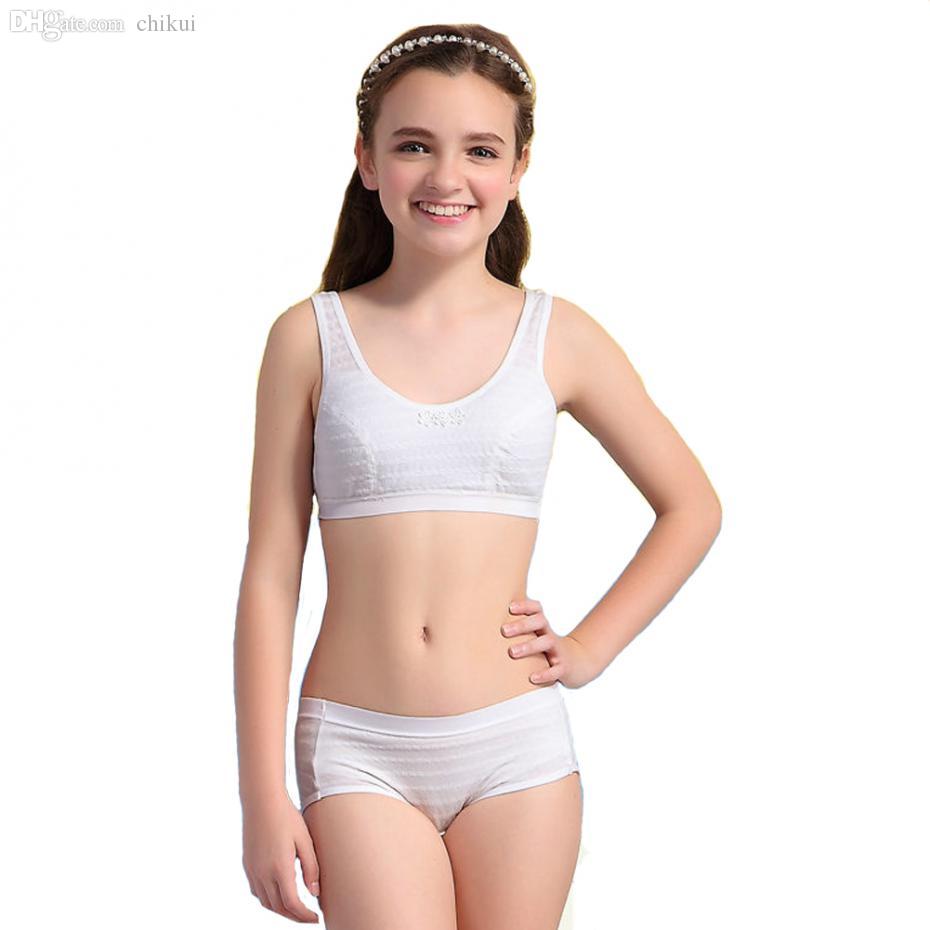 Teen girl in underwear hot skinny little