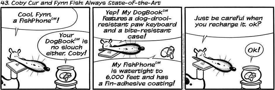 Fish comic strip