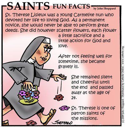 Fun facts about st therese of lisieux