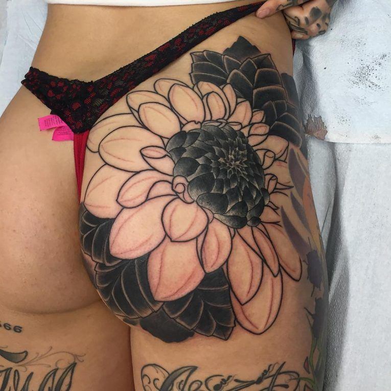 Girls with ass tattoos