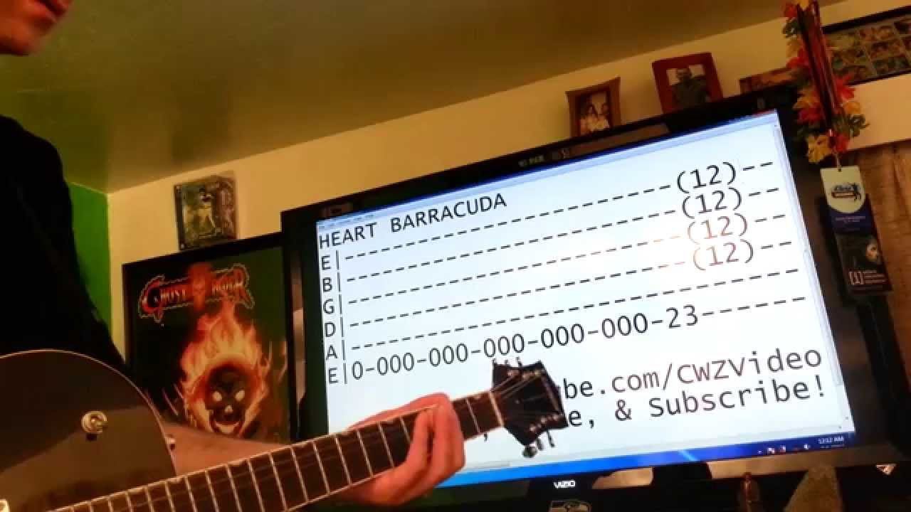 Heart barracuda guitar lick