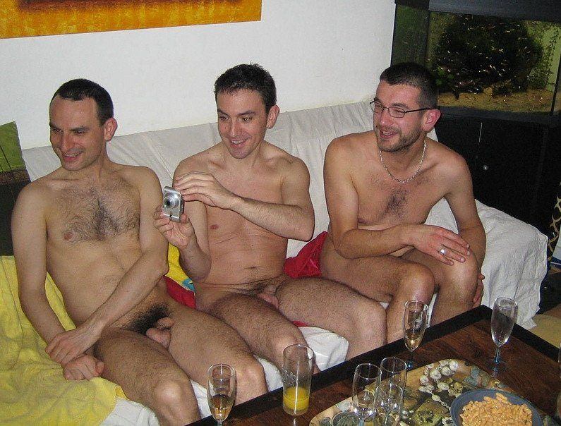 Home nudist party